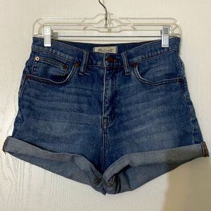 Madewell High Rise Jean Shorts